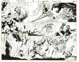 Superman and Wonder Woman Issue 9 Page 8 and 9 Comic Art